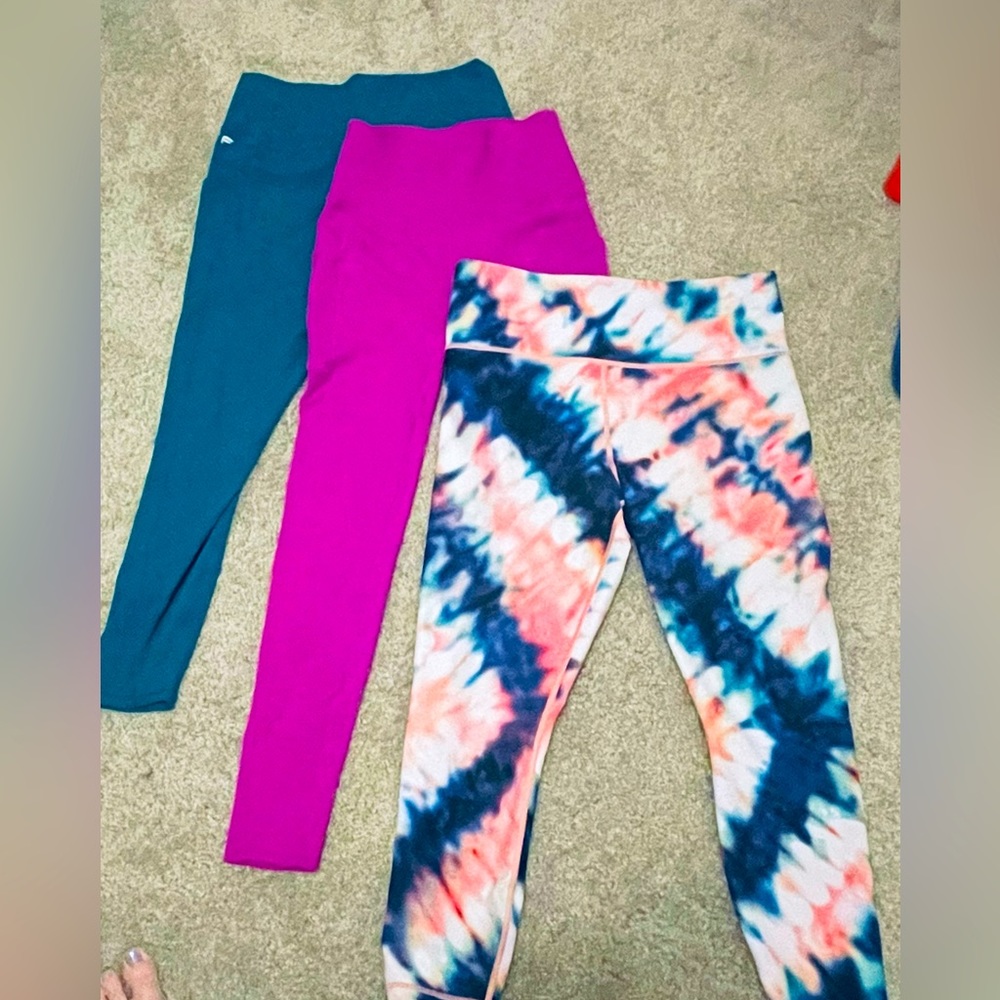 3 Pair Of Fabletics Leggings